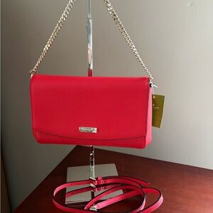 Kate Spade NWT Laurel Way Greer Convertible Crossbody Bag - Prickly Pear color